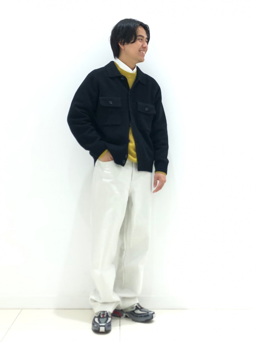 UNIQLO U 黒 ラムニットジャケット　Lサイズ ユニクロU】「デザインも着心地も最高」「週4以上着てる