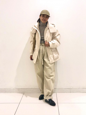 ユニクロ公式 | コーデュロイタックワイドパンツ