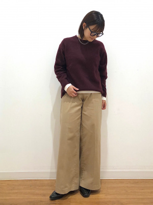 UNIQLO ワイドチノパンツ2点セット　オンライン限定　丈長め ユニクロ公式 | ワイドチノパンツ/丈長め