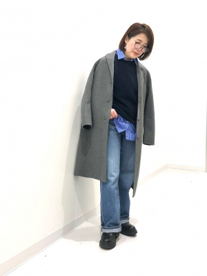 ユニクロ公式 | ダブルフェイスチェスターロングコート