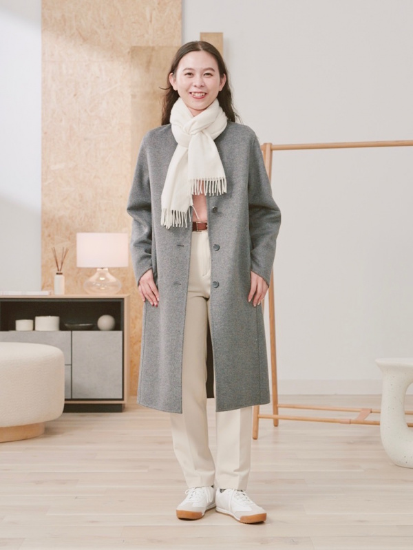 即完売!! UNIQLO ジルサンダー +J カシミヤニットビッグマフラー