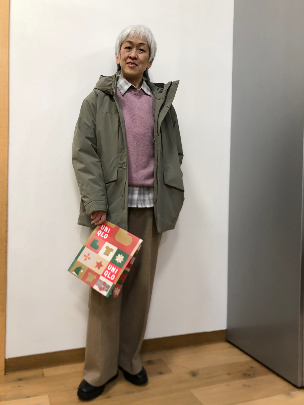 ソフトフランネルスキッパーシャツ」の着用コーディネート| ユニクロ公式