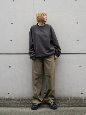 ユニクロエアリズムコットンスウェットシャツ&パンツセット 36brown XXL ユニクロ公式 | エアリズムコットンスウェットシャツ