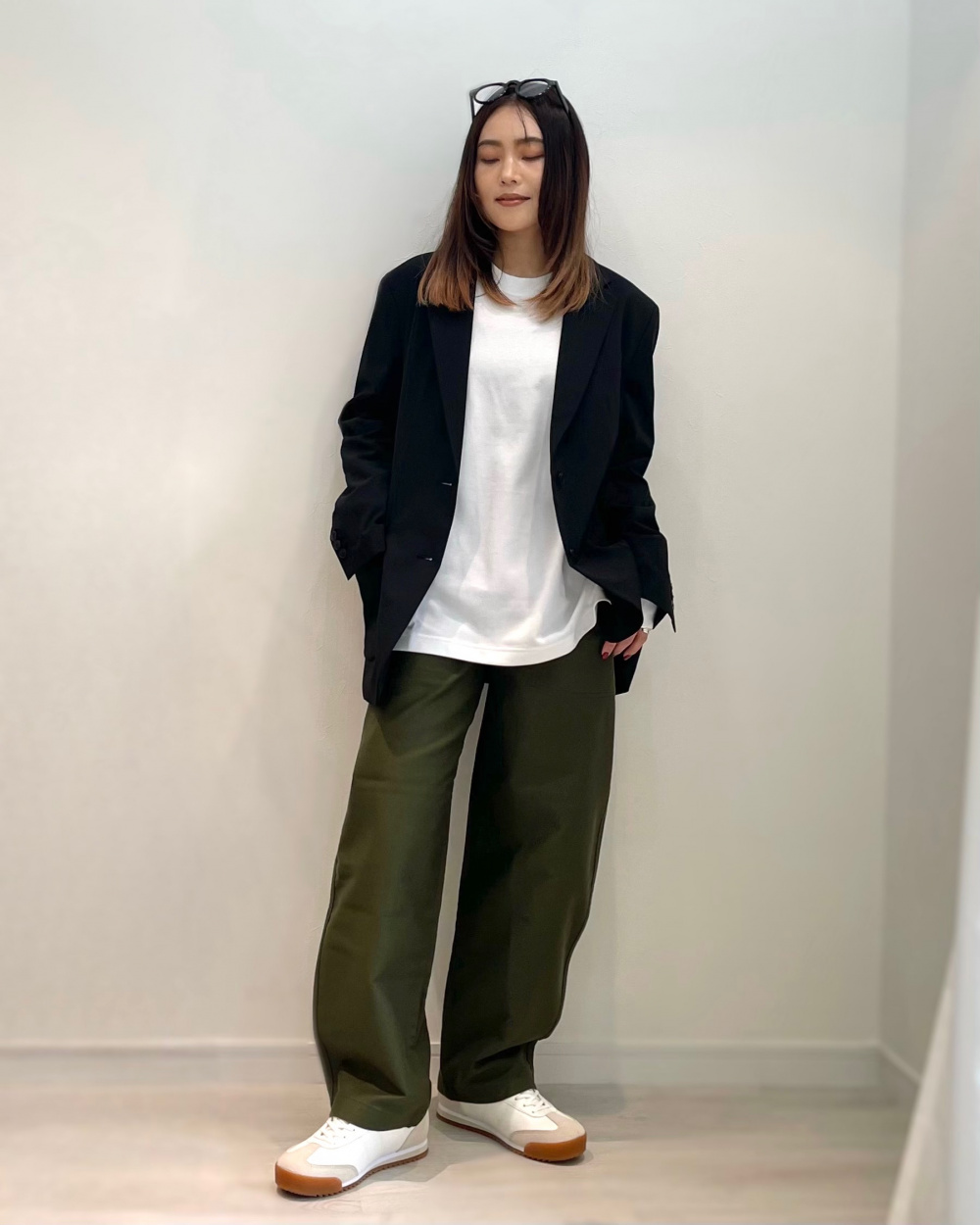 新品タグ付 UNIQLO C ユニクロ リラックステーラードジャケット