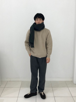 90's~00's シルクワイドスラックス 黒 ヘリンボーン 90's~00's シルクワイドスラックス 黒 ヘリンボーン LINEN SILK