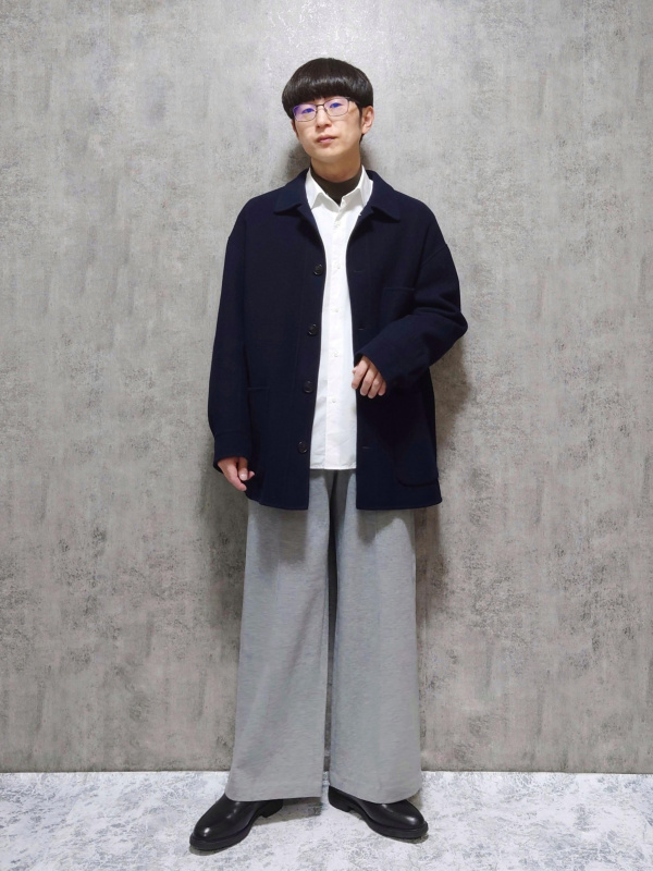 UNIQLO＋J ウールブレンド オーバーサイズ シャツジャケット