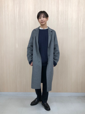 ユニクロ公式 | ダブルフェイスチェスターロングコート
