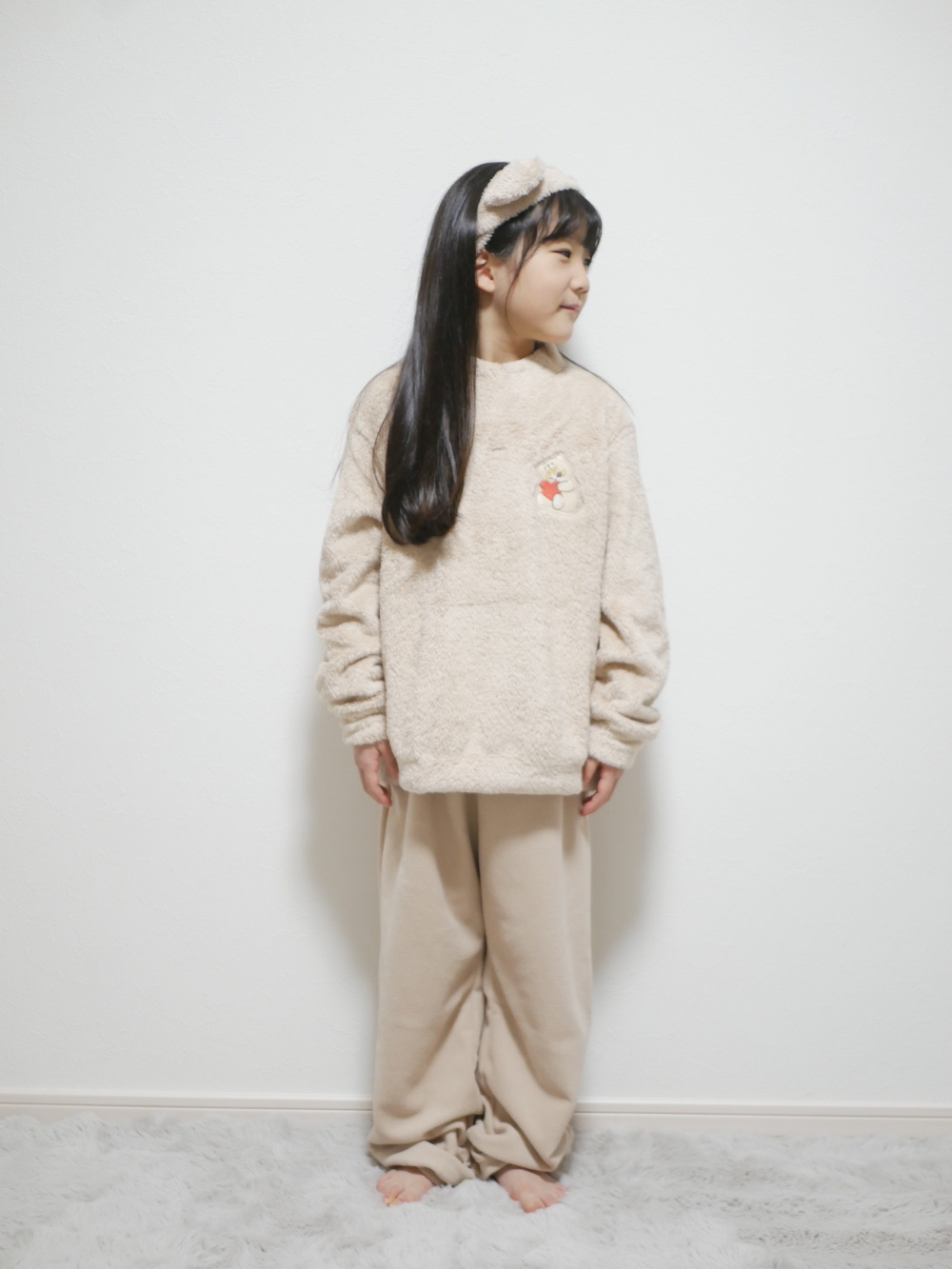 GIRLS mofusand フリースセット」の着用コーディネート| ユニクロ公式