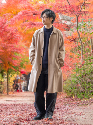 ［美品］スタイル プレミアム　Style PREMIUM ブラウン ユニクロ公式 | スフレヤーンモックネックセーター（長袖）