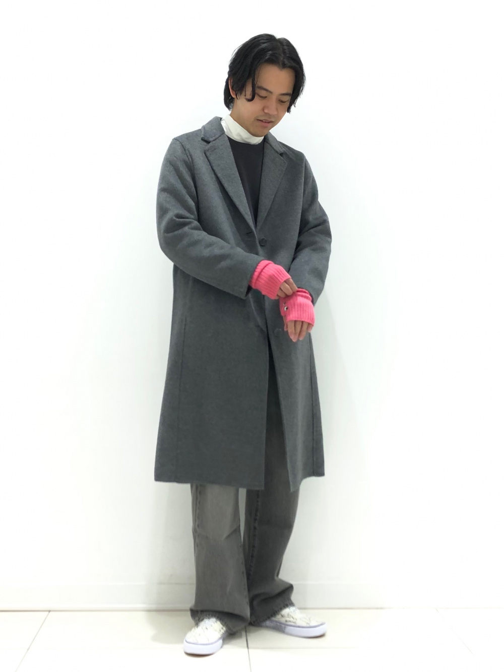 UNIQLO - 未使用ユニクロダブルフェイスチェスターロングコート