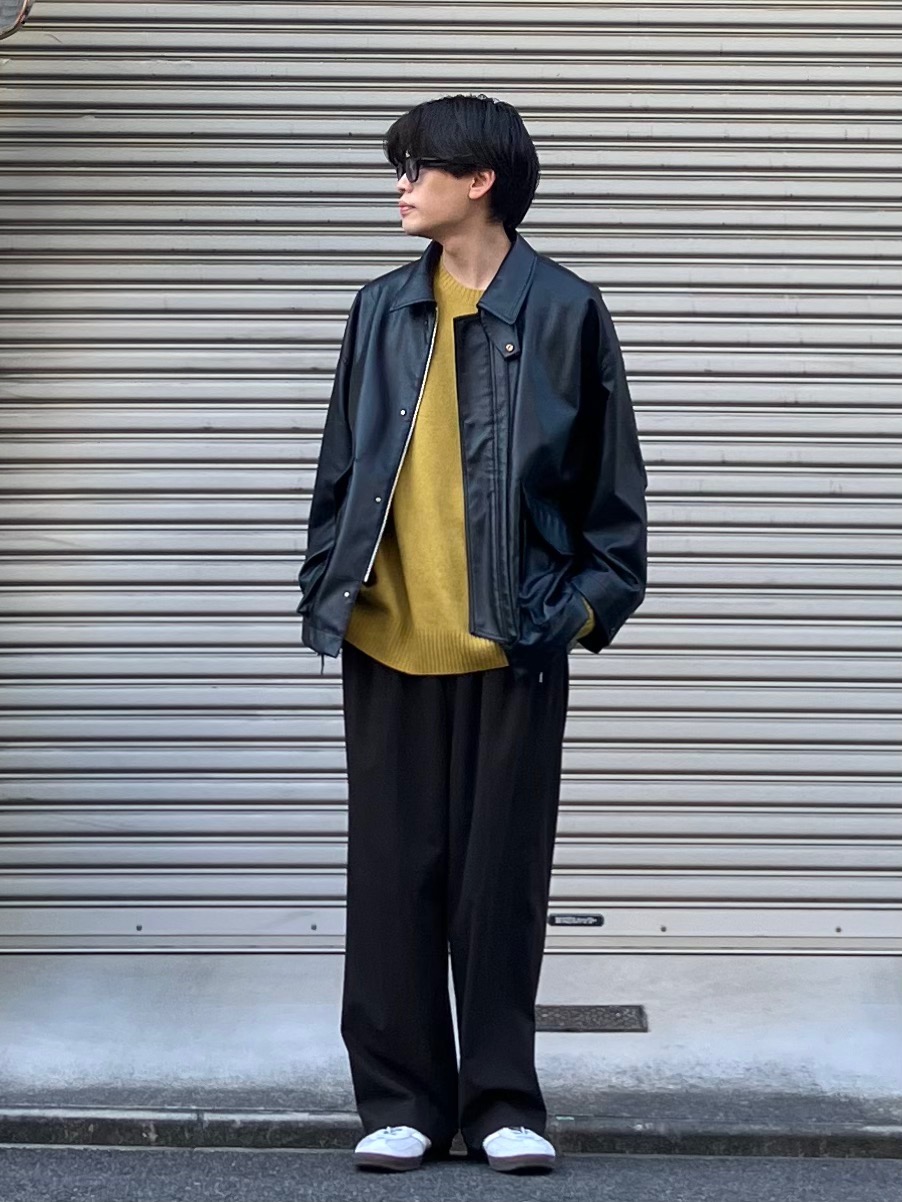 タックワイドパンツ（丈標準68～70cm）、ドローストリング