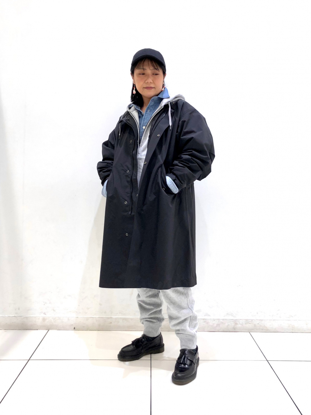 こ*る様 ユニクロ ウィンドプルーフ2wayコート shoko | . UNIQLOのウィンドプルーフ2wayコート🧥 撥水加工がいいなと