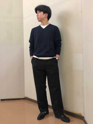 新品未使用 タグ付き ムータマリン ストレッチ タックワイドパンツ 6 L 黒 新品未使用 タグ付き ムータマリン ストレッチ タックワイドパンツ 6 L