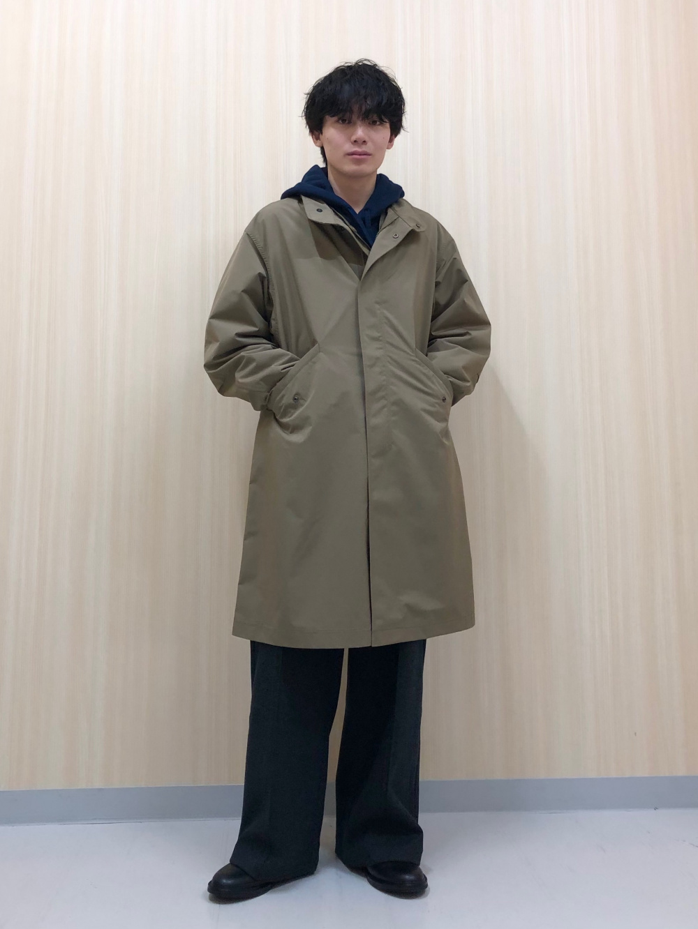 の*ん様 UNIQLO　ウィンドプルーフ2WAYコート　M ブラウン の*ん様 UNIQLO ウィンドプルーフ2WAYコート M ブラウン