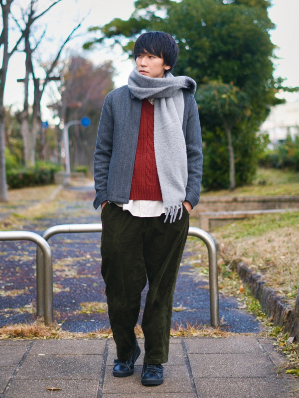 XL グレー シングルカラーショートブルゾン ユニクロ ヘリンボーン Gray グレー XL シングルカラーショートブルゾン ユニクロ