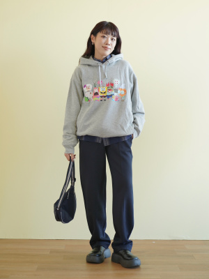 【UNIQLO】スポンジ・ボブ CPFM スウェットパーカ XL グレー 完売品 ユニクロ公式 | スポンジ・ボブ カクタスプラントフリー