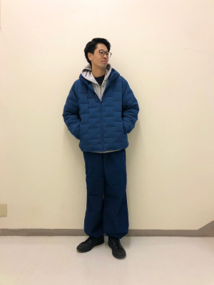 【新品】UNIQLO C パフテックブルゾン　ブルー　XLサイズ　ユニクロシー ユニクロ公式 | パフテックブルゾン