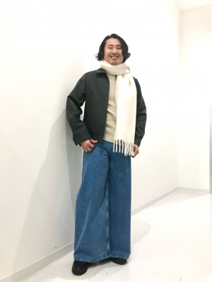 COMPTOIR DES COTONNIERS ワイドジーンズ バギーデニム UNIQLO公式 | レディースのジーンズ (COMPTOIR DES COTONNIERS)
