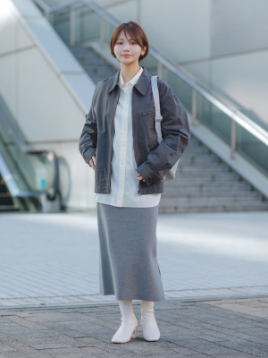 ユニクロU】ジップアップブルゾン限定XXLブルー【完売品新品タグ付き】 ジャケット・アウター