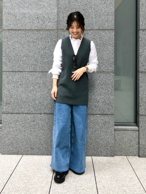 やきにくのたれ 美品 LEMAIRE VネックベストS オリーブグリーン 2023-B-BFM53210_c40_500x.jpg?v