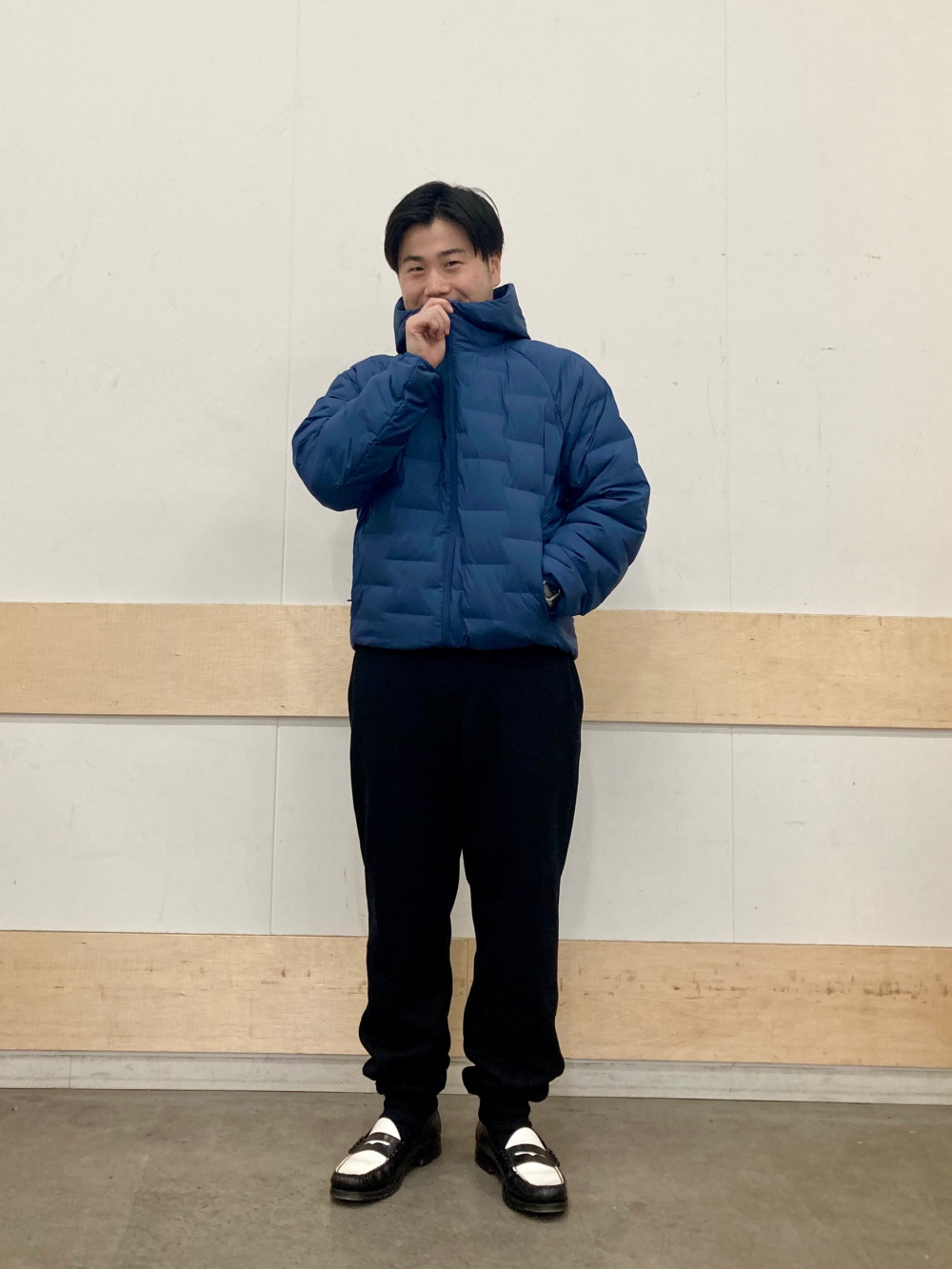 ヒートテックボアスウェットパンツ、パフテックキルティング