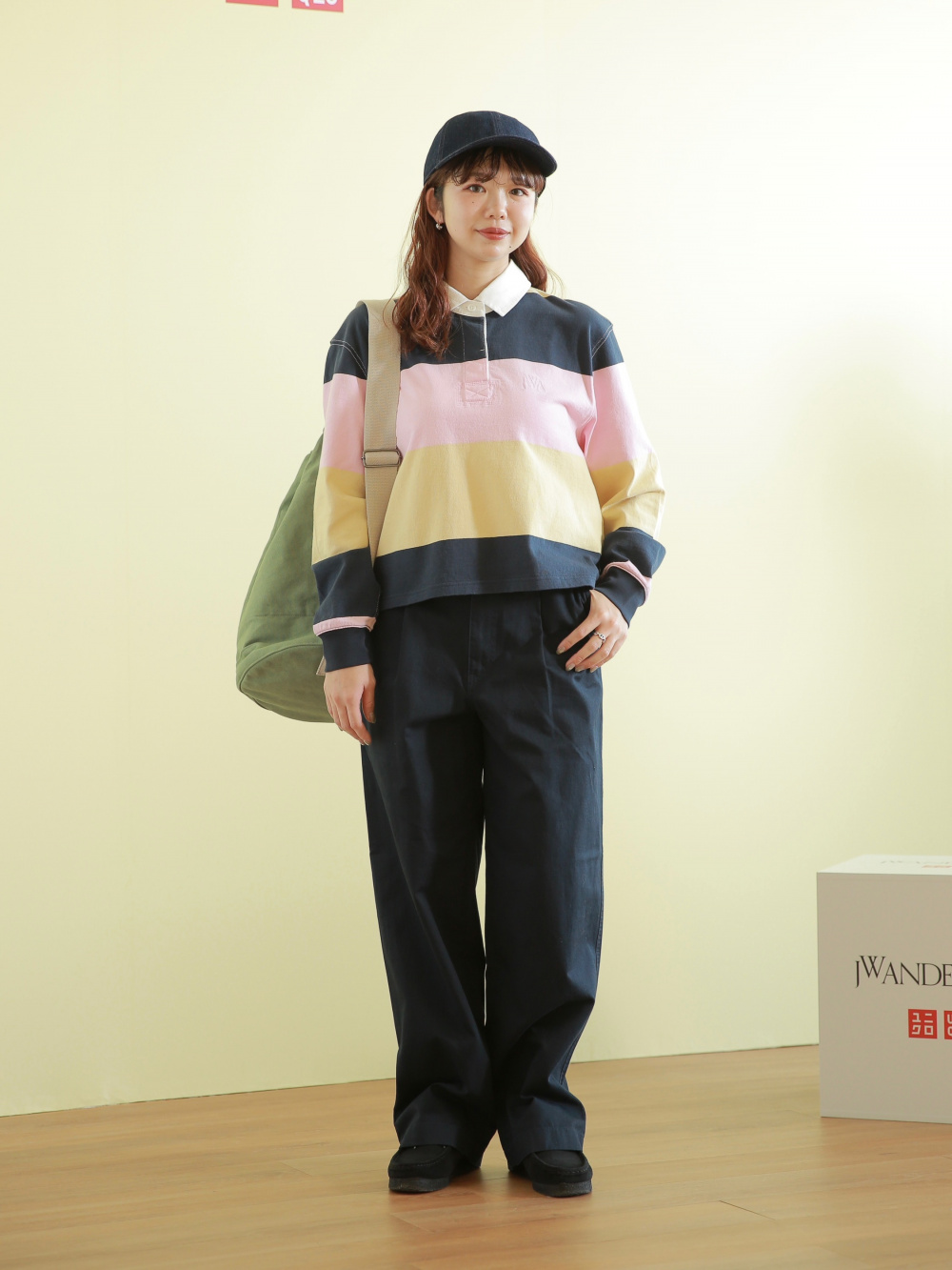 ボクシーラガーポロシャツ」の着用コーディネート| ユニクロ公式