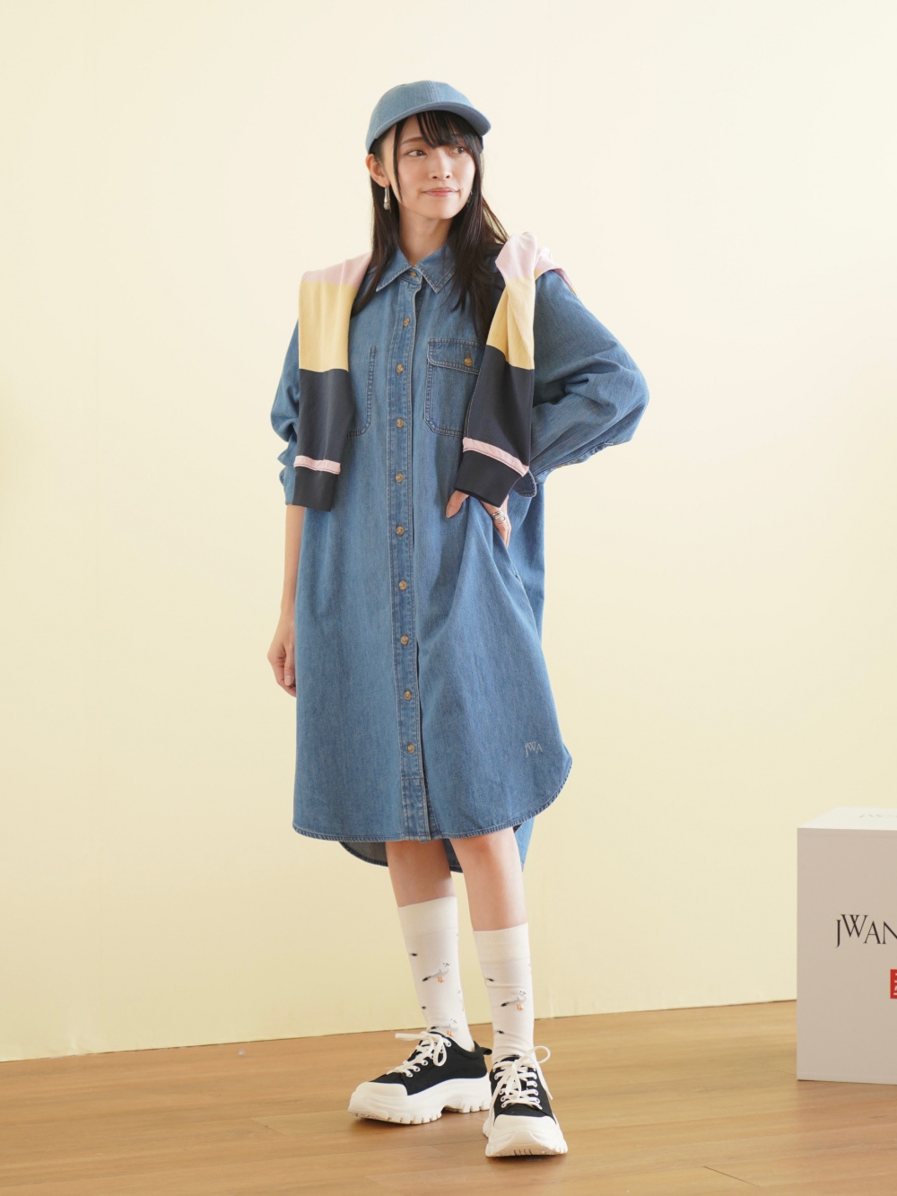 ボクシーラガーポロシャツ」の着用コーディネート| ユニクロ公式