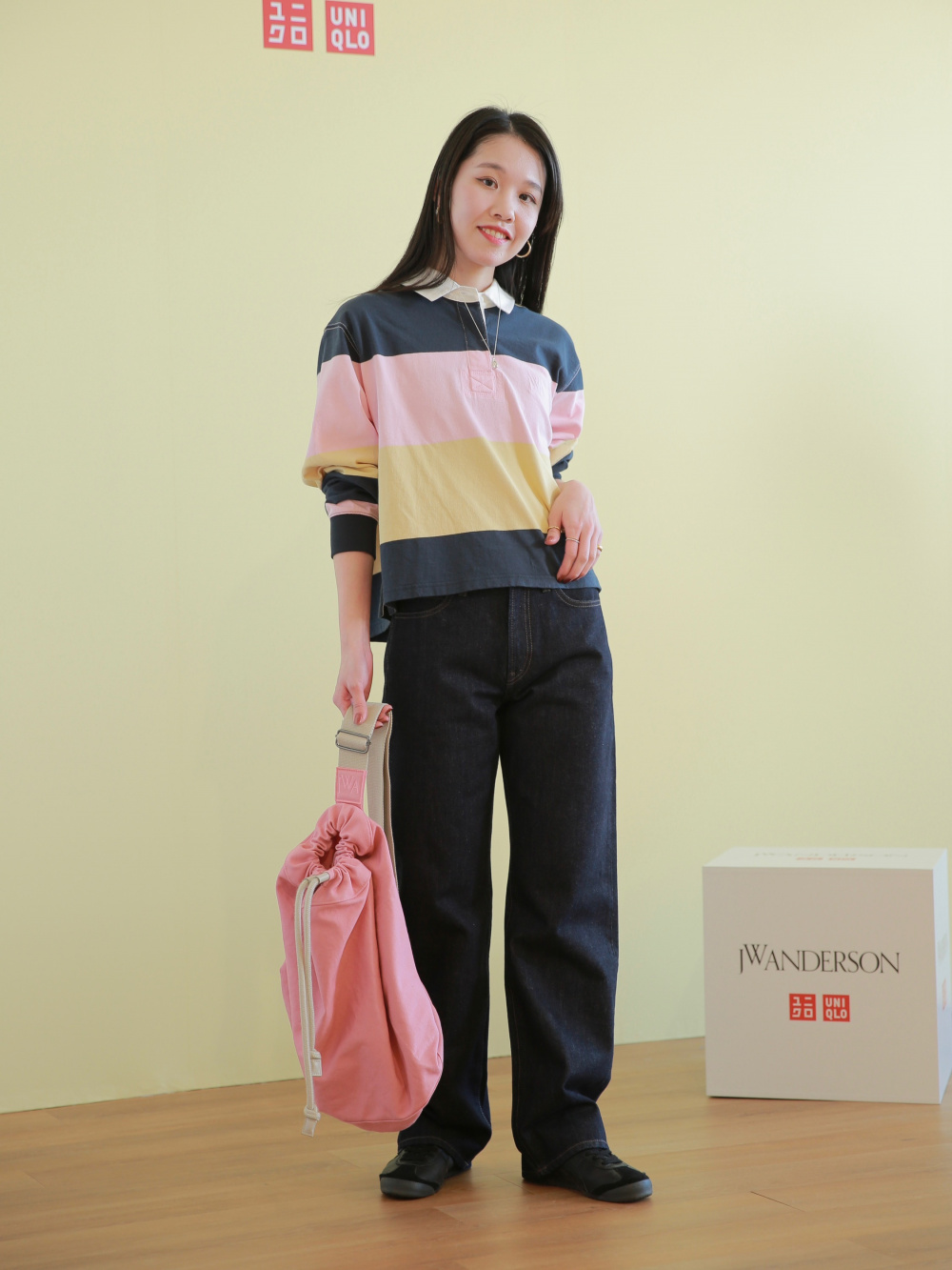 ボクシーラガーポロシャツ」の着用コーディネート| ユニクロ公式