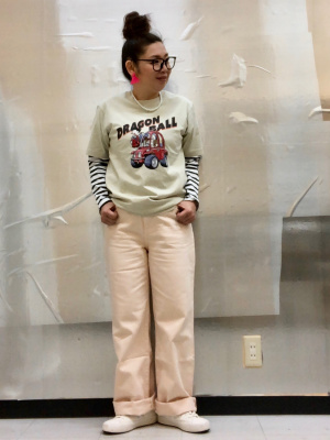 YUURI AT BUDOKAN 2025 XL Tシャツ 減量にはクロワッサン⁉️ KATOROKU&合戸孝二コラボTシャツ