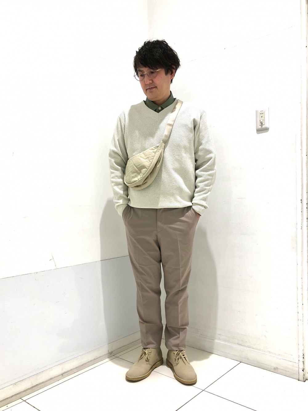 The Row ワッフルニット オーバーシャツ ウールワッフルオーバーシャツ