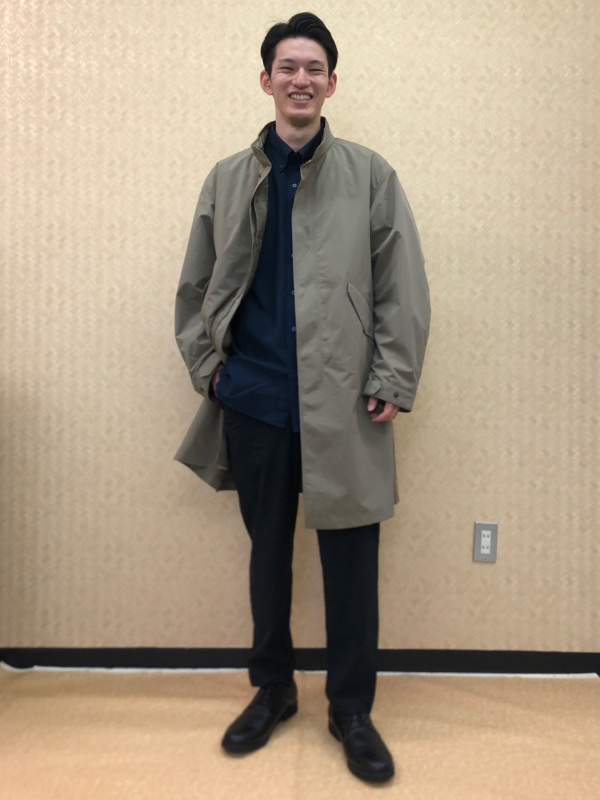ウィンドプルーフ2WAYコート（メンズ）の着用コーディネート一覧