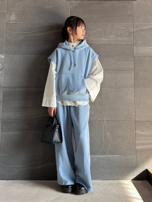 スウェットワイドパンツカジュアル秋冬 I-SOOK スウェットパンツ ジャージ スウェットワイドパンツ