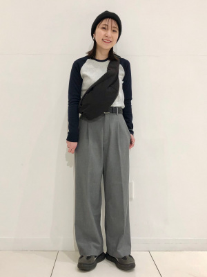 ユニクロ公式 | タックワイドパンツ