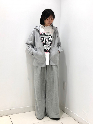 UNIQLO スウェットフルジップパーカー　M 男女兼用 グレー ユニクロ公式 | スウェットフルジップパーカ