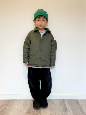 ユニクロ × アニヤハインドマーチ パフテックシャツジャケット 3XL オリーブ スウェットフルジップパーカ、パフテックシャツジャケット」の