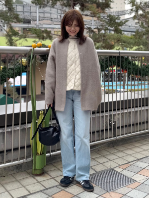 バデットキルトジャケット XL ブレスサーモ　ファー付き AIGLE パデッドジャケット 撥水 ショートキルトジャケット