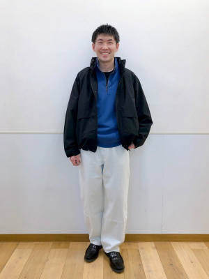 美品 希少 UNIQLO ハーフジップシャツ サイズM レディース JAL ユニクロ公式 | コットンブレンドハーフジップブラウス