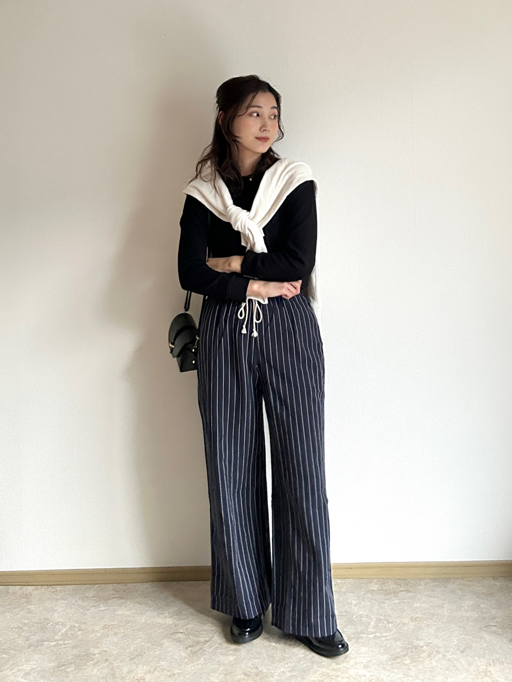 極暖ヒートテックコットンワッフルクルーネックT/9分袖、ソフト