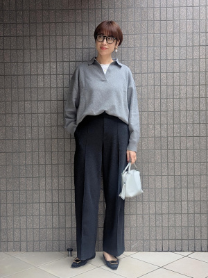 UNIQLO ユニクロ　ブラッシュドジャージーワイドパンツ XS 丈長め ユニクロ公式 | ブラッシュドジャージーワイドパンツ/丈長め