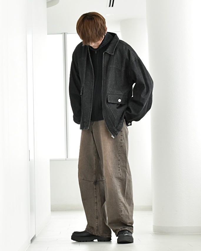 ☆新品タグ付☆ ラムブレンドジップアップジャケット［ダークブラウン／3XL］ ユニクロ公式 | ラムブレンドジップアップジャケット