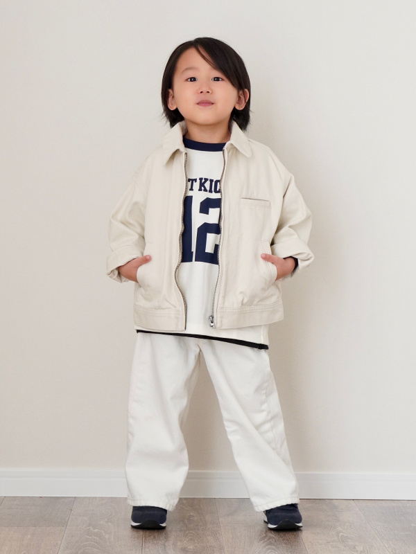 Uniqlo Wide Fit Kids Straight Jeans KIDS WIDE FIT STRAIGHT JEANS