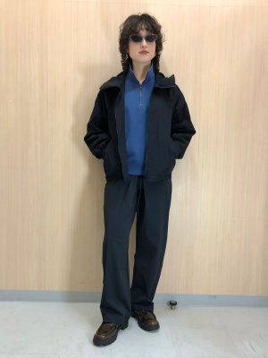 ユニクロ公式 | スウェットハーフジップシャツ