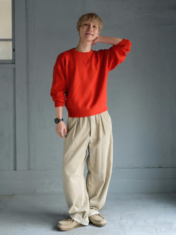 kolor 21aw コーデュロイ　パンツ #Takato着用 コーデュロイタックワイドパンツ（メンズ）の着用コーディネート