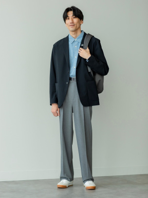 ユニクロ公式 | シャンブレーオーバーシャツ