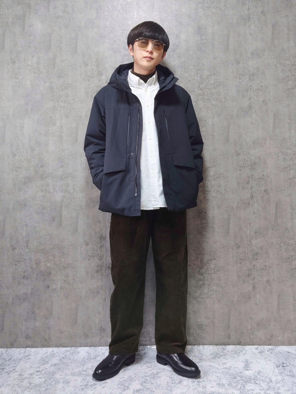 ボリュームパーカー Lui's（ルイス）の「【Neucon/ニューコン】ロゴ刺繍ダブルZIP