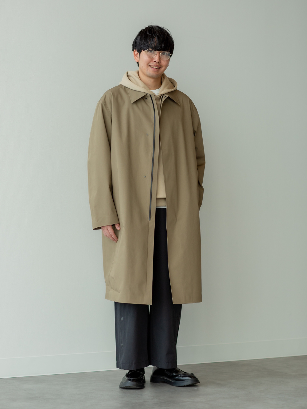 ブロックテックステンカラーコート」の着用コーディネート| ユニクロ公式