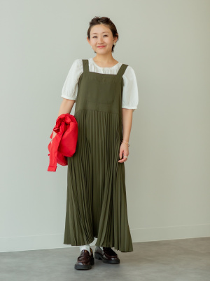 ユニクロ】 大人かわいい！ユニクロ:C新作プリーツストラップ