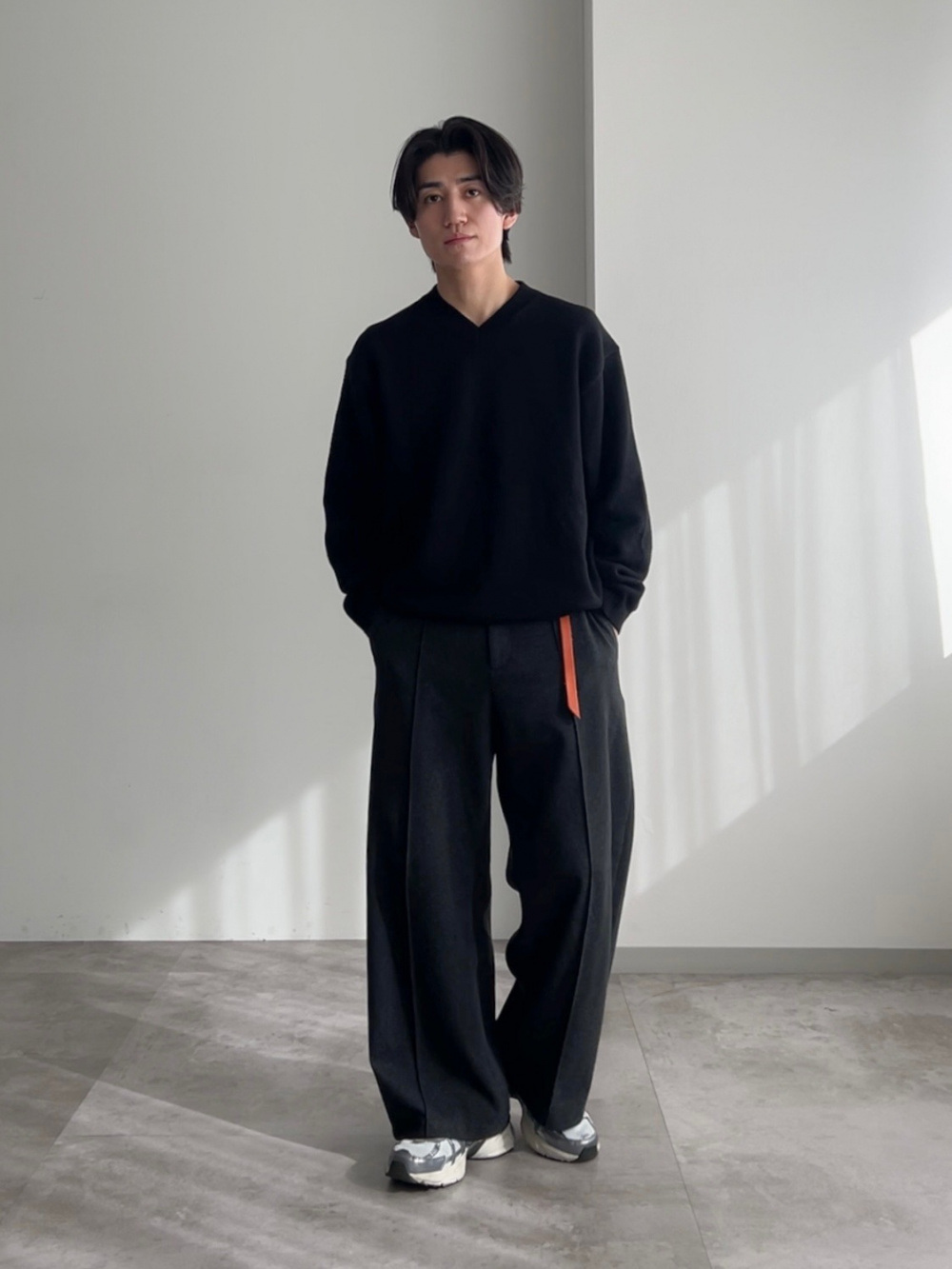 ユニクロC 2024FW 新作のナイロンフーデットネックウォーマー