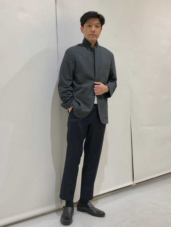 コンフォート2Bジャケット、スマートアンクルパンツ（ウィンドウペン