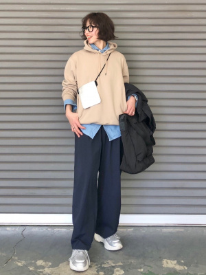 UNIQLO スウェットプルオーバー ユニクロ公式 | スウェットオーバーサイズプルパーカ